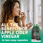 Apple Cider Vinegar Capsules Herbtonics 1500mg with Mother

