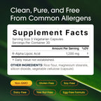 NatureBell R-Alpha Lipoic Acid | Stabilized R-Isomer


