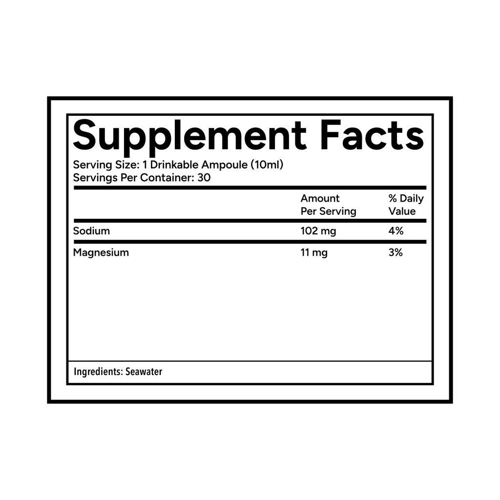 Quinton Hypertonic Seawater Mineral Supplement | Hydration

