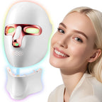 Red Light Therapy Face Mask - Cordless LED Light Therapy, USB-C Rechargeable