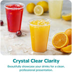 GUSTO Plastic Cups – Disposable for Cold Beverages

