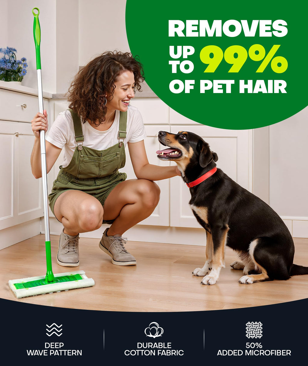 Domudy Dry Cloth Refills for Swiffer Sweeper Mop

