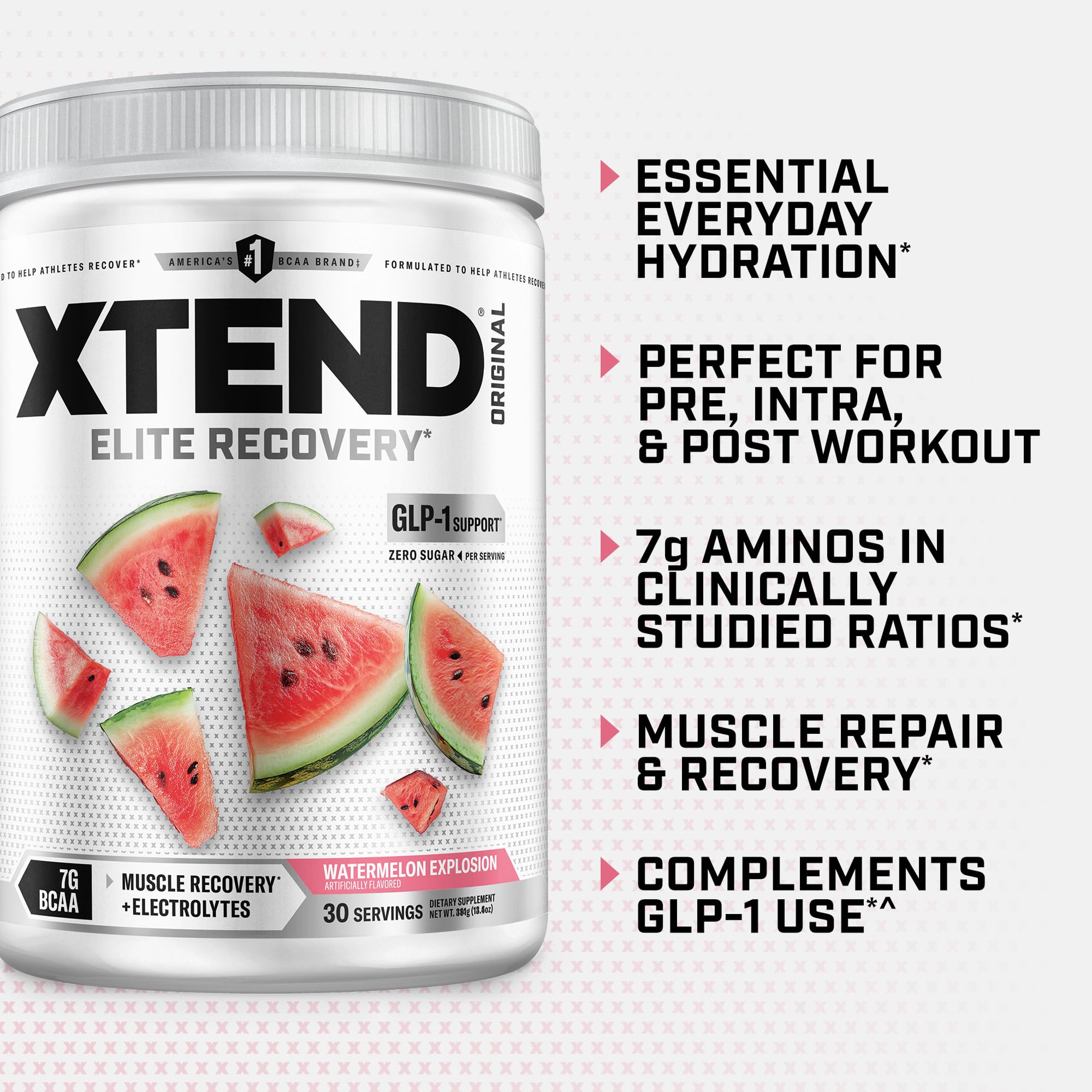 Xtend Original BCAA Powder Sugar Free Electrolytes Hydration

