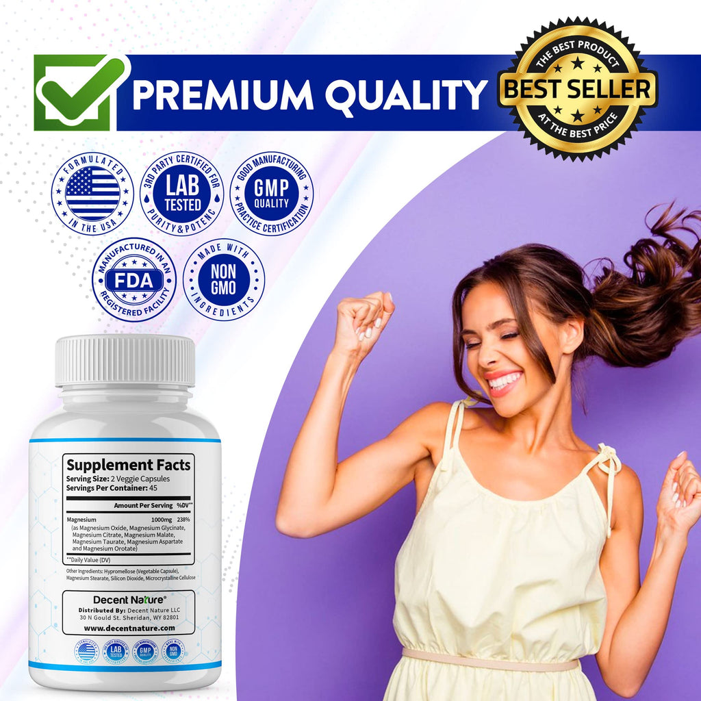 Decent Nature Magnesium Complex - Full-Spectrum Magnesium

