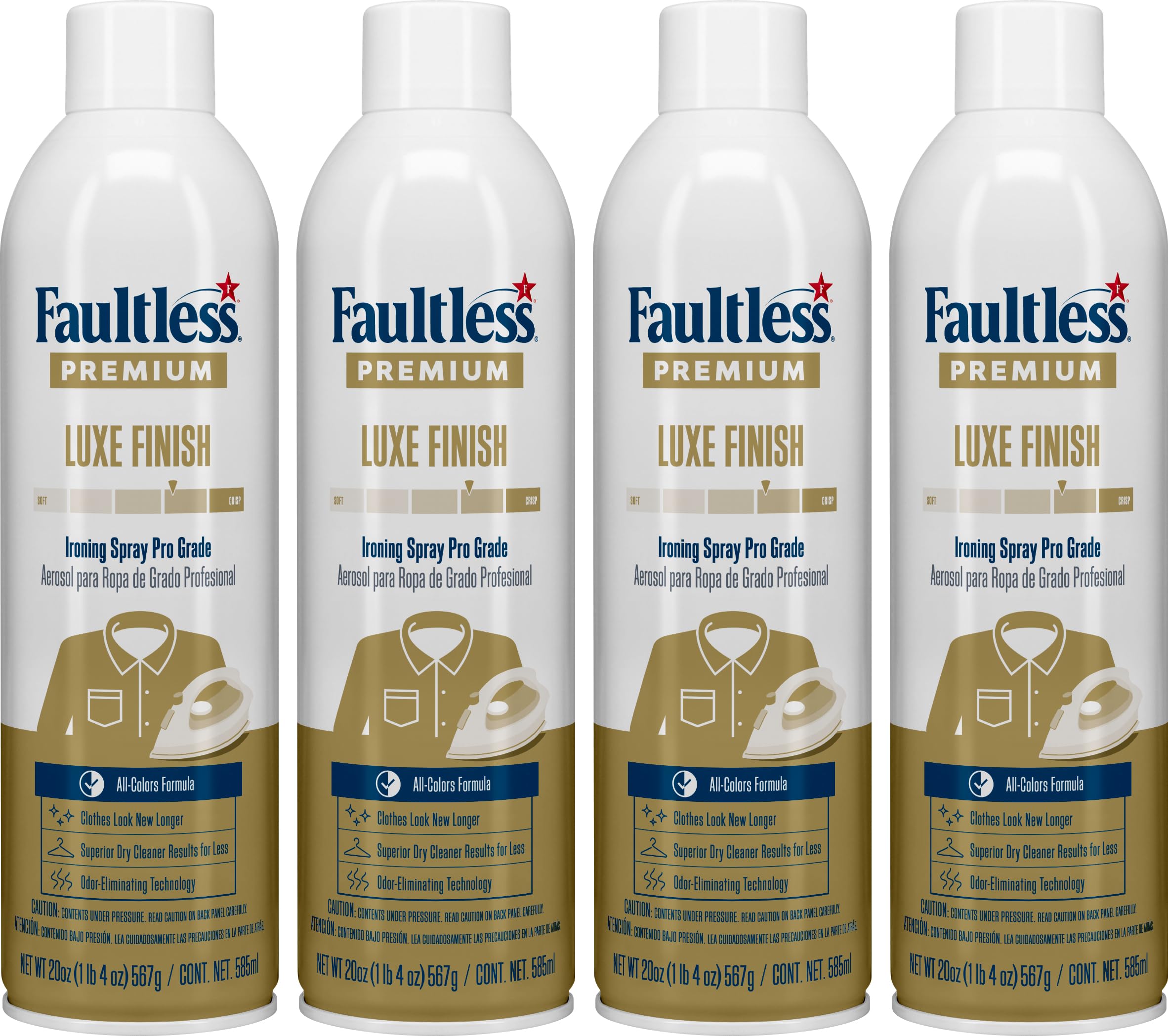 Faultless Spray Starch for Ironing - Premium Luxe

