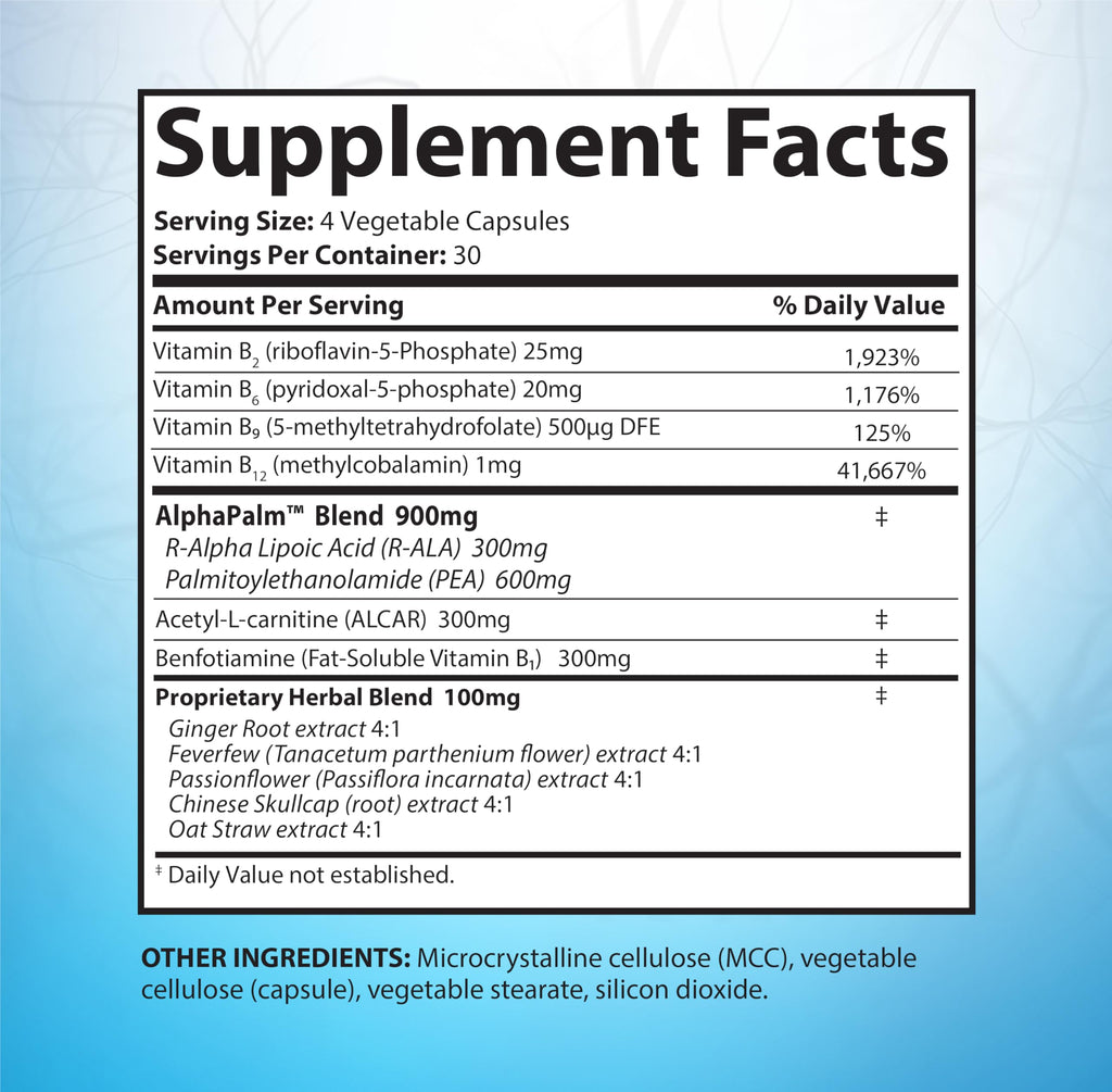 SciatiEase Sciatic Nerve Support Supplement | PEA & ALA

