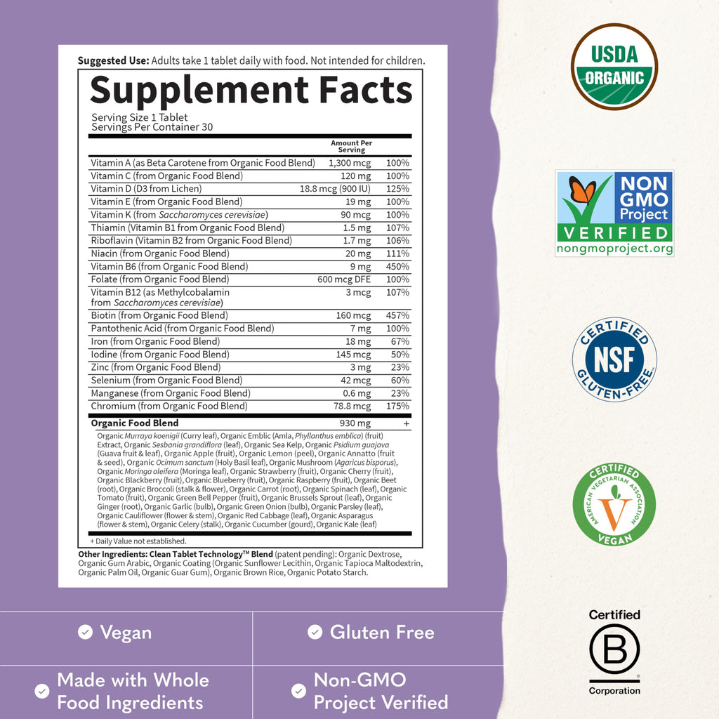 Garden of Life Mykind Prenatal Organic Multivitamin | Daily

