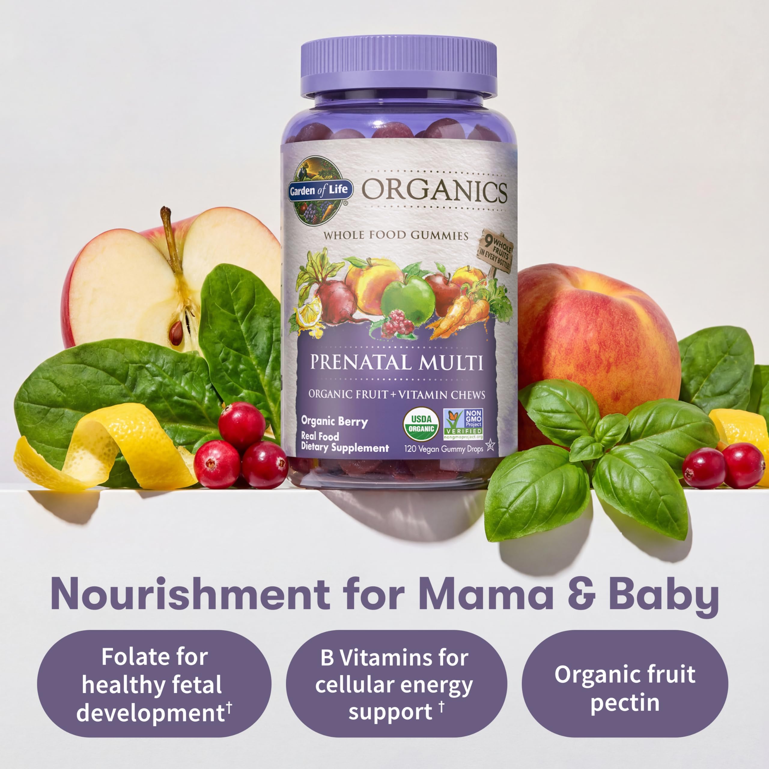Garden of Life Organics Prenatal Gummies – Berry Vegan


