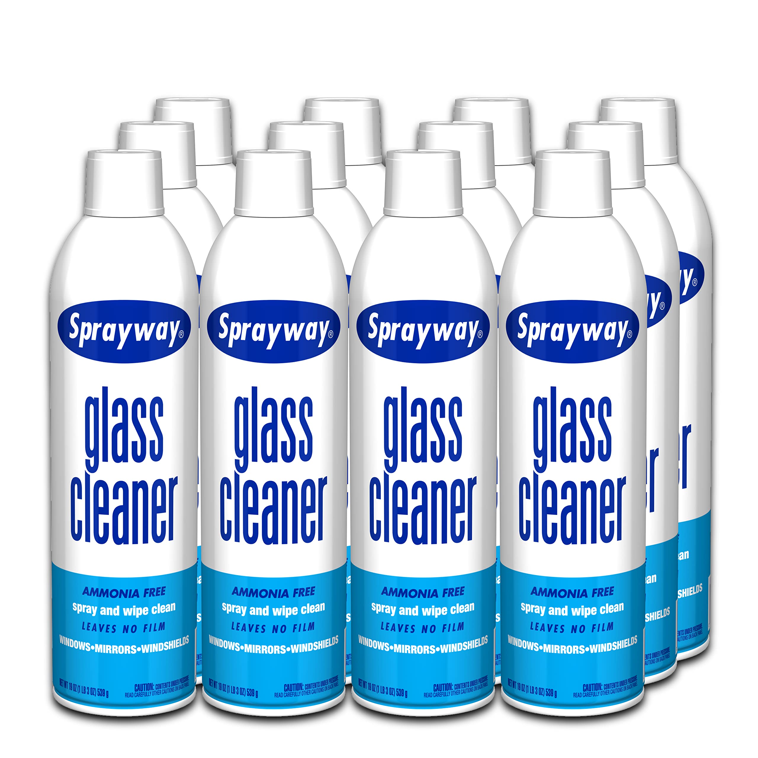 Sprayway Glass Cleaner with Foaming Spray Streak-Free Shine

