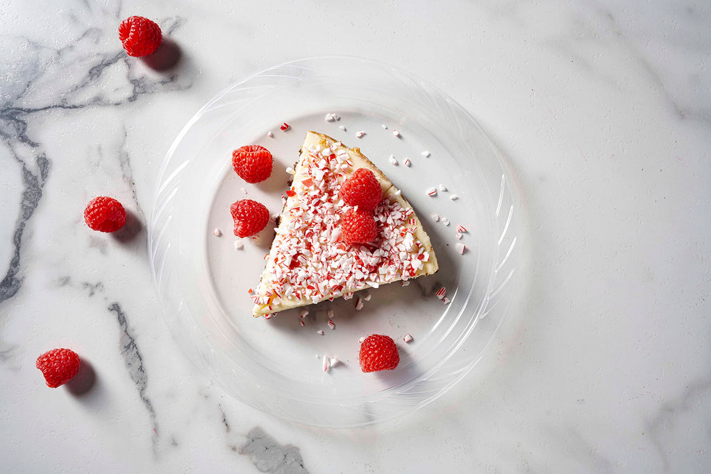 Munfix Clear Plastic Plates – Disposable Dessert Plates

