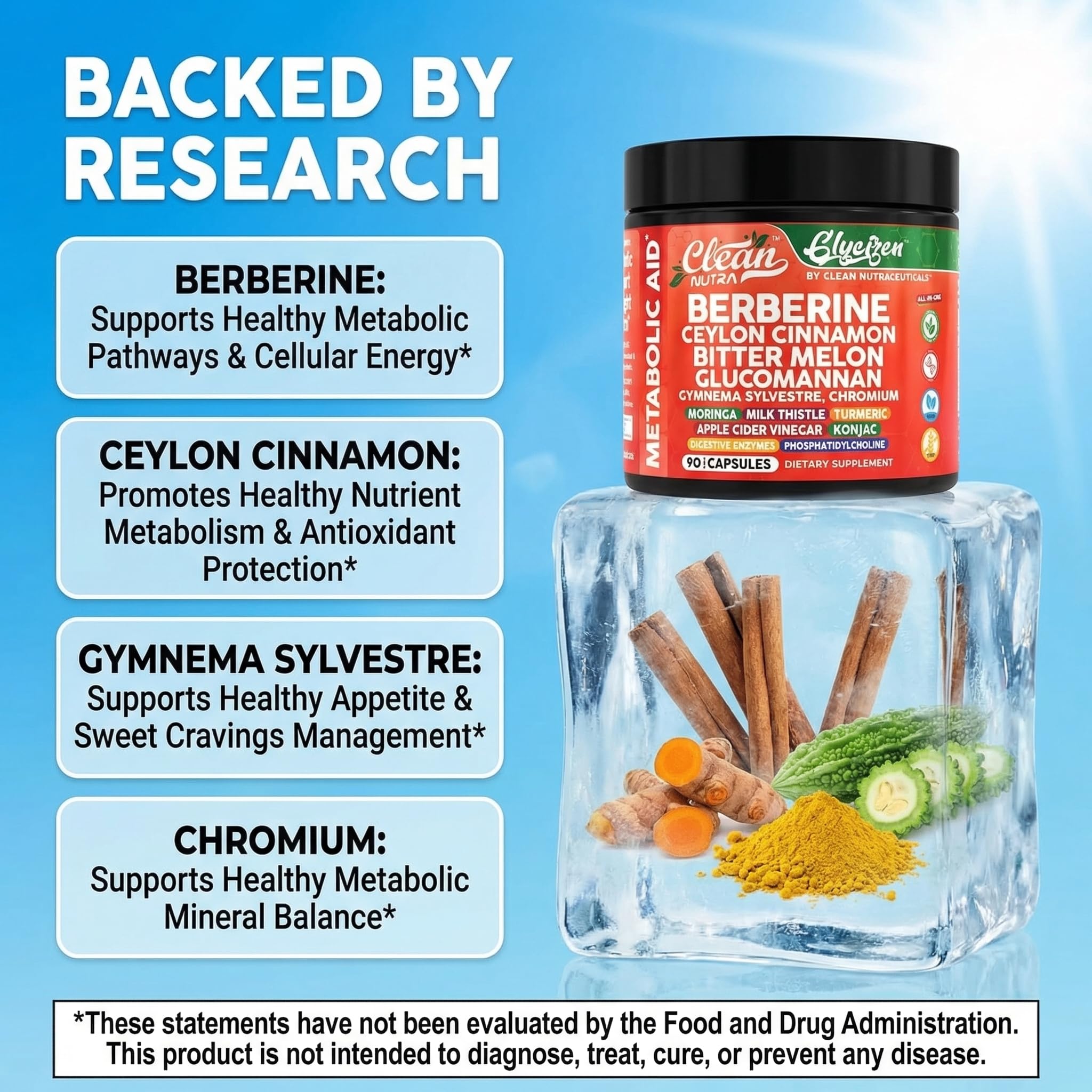 Berberine Supplement by Clean Nutra | Wellness

