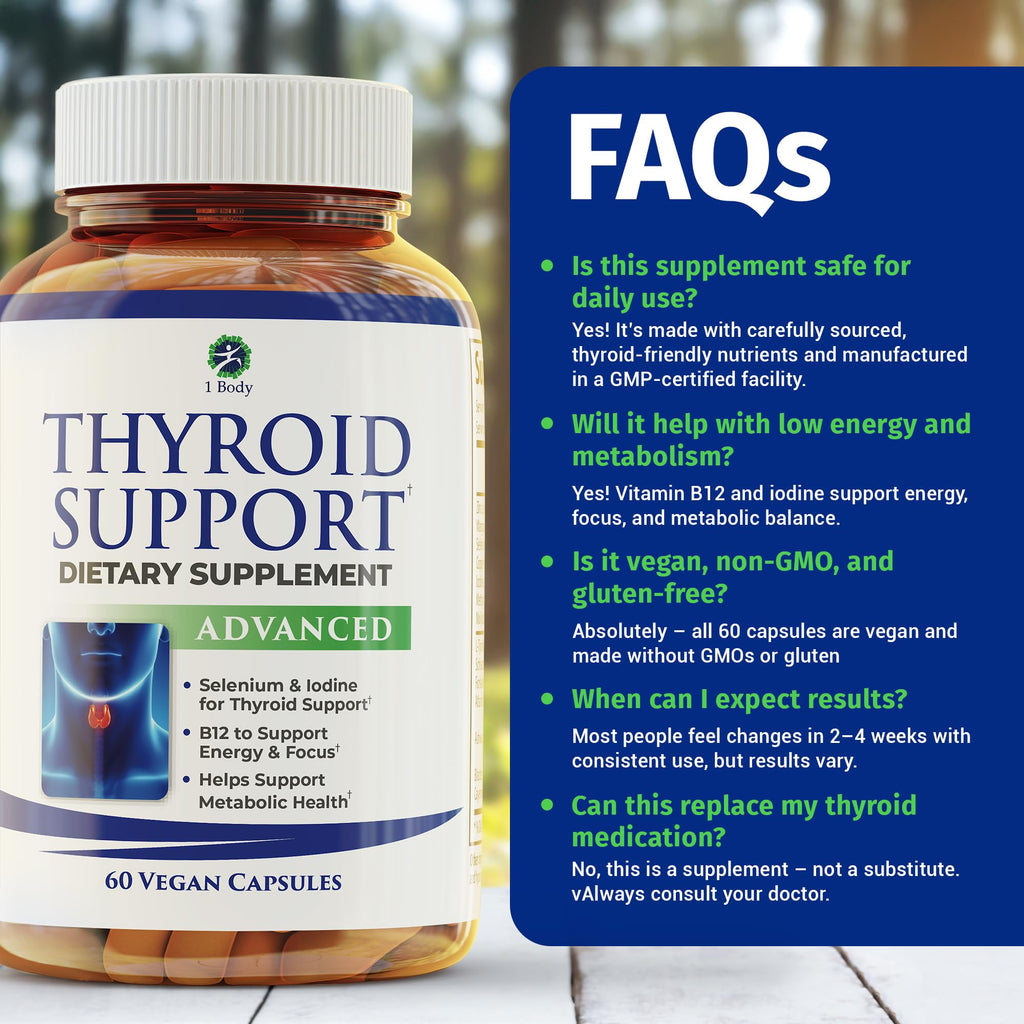 Thyroid Support Supplement for Women & Men | Minerals

