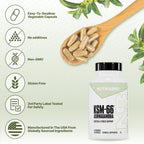 NutraBio Ashwagandha KSM-66 | Stress & Mood Support

