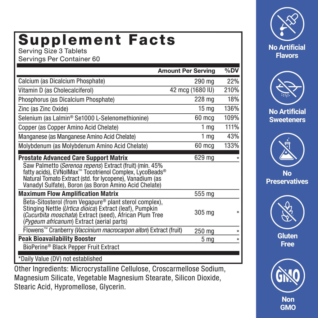 Force Factor Prostate Advanced Prostate Health Supplement

