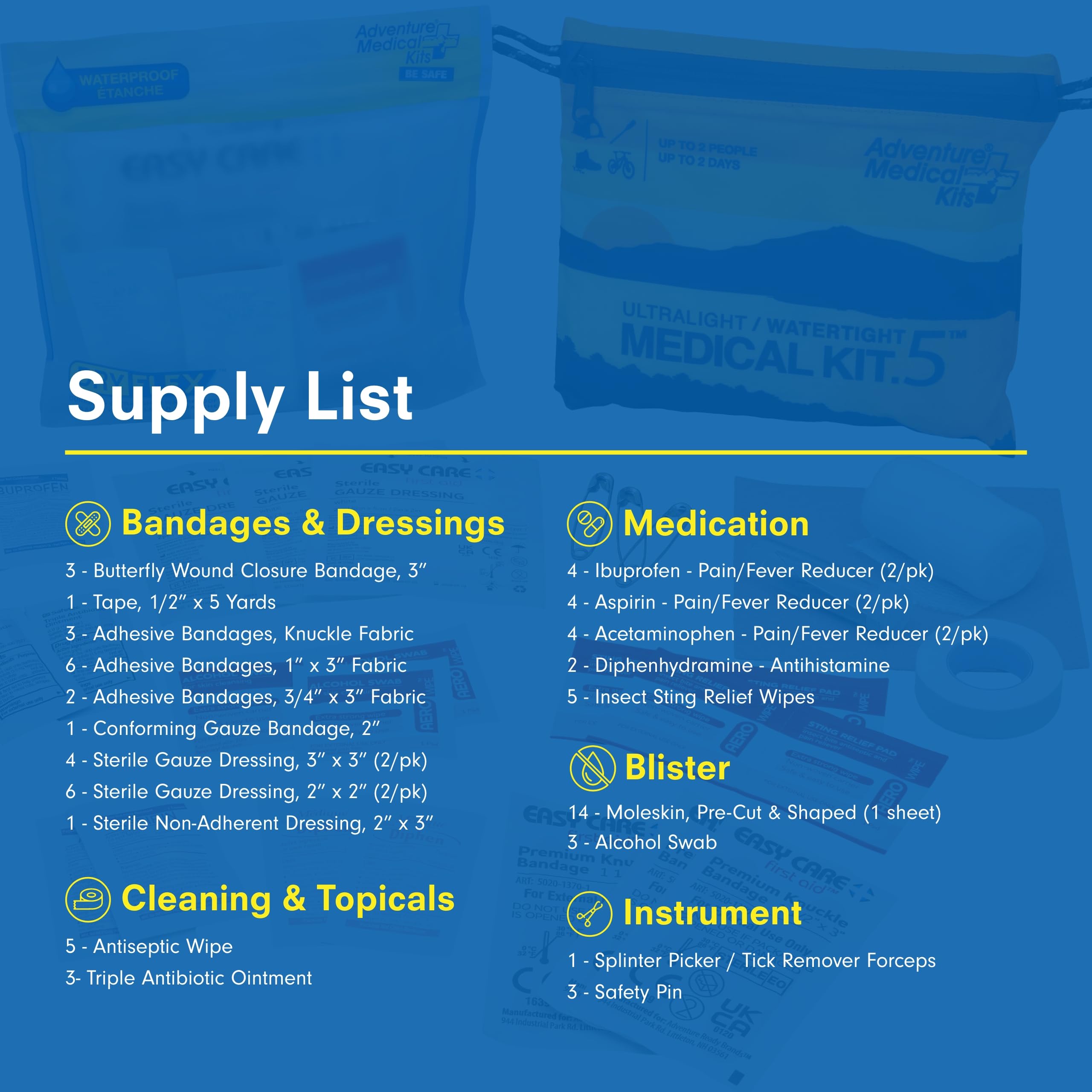 Adventure Medical Kit Ultralight/Watertight Medical Kit

