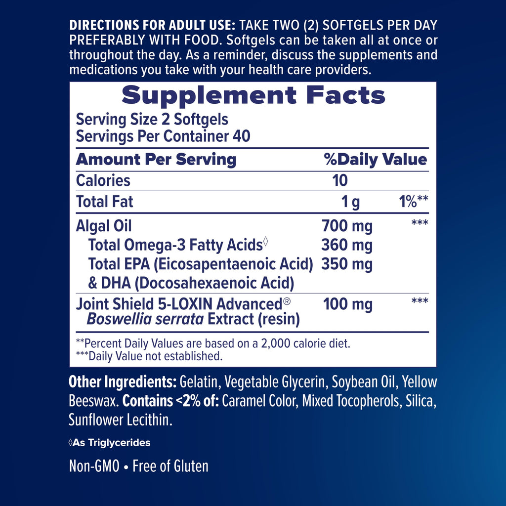 Osteo Bi-Flex Advanced Omega-3 Joint Complex | Algae Oil


