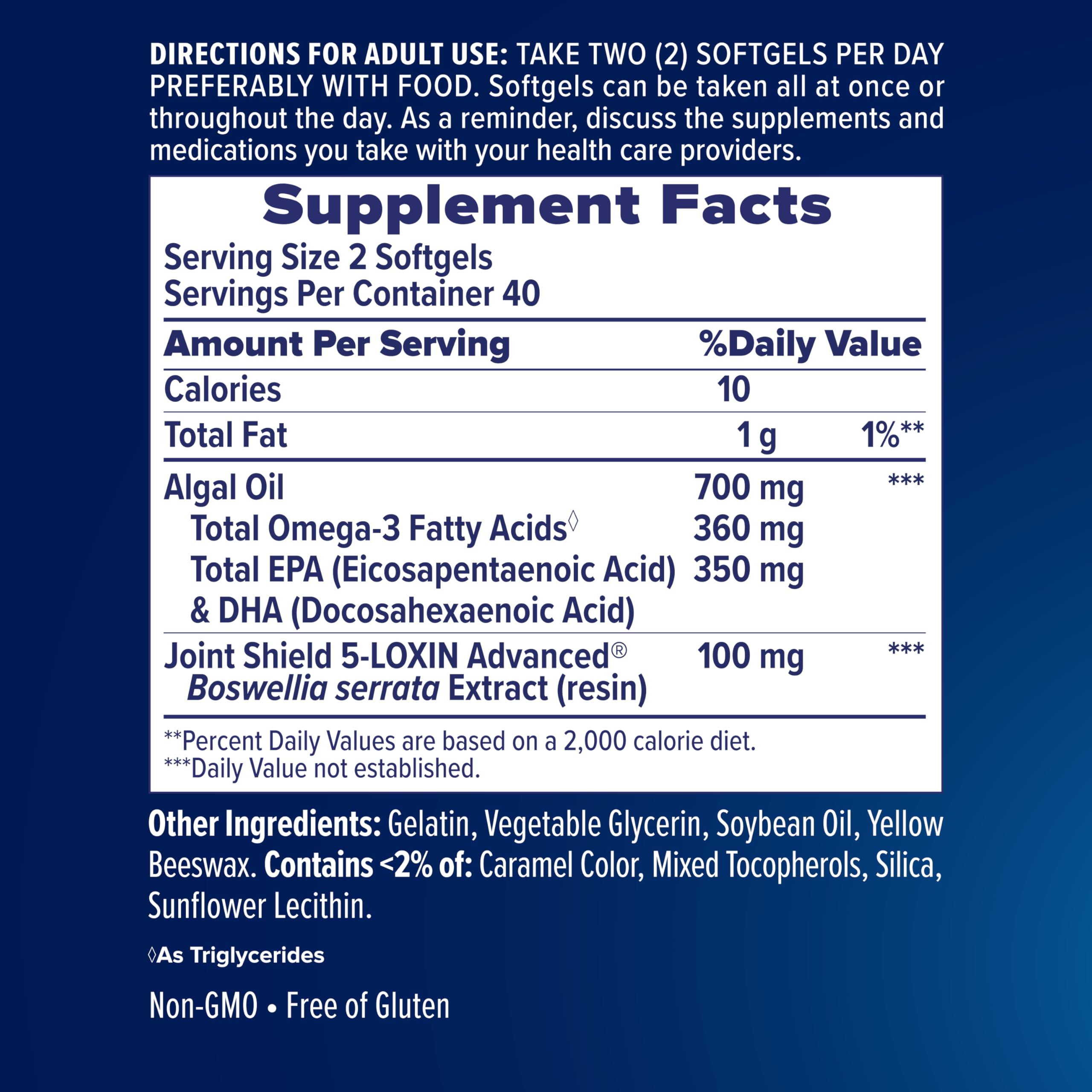 Osteo Bi-Flex Advanced Omega-3 Joint Complex | Algae Oil

