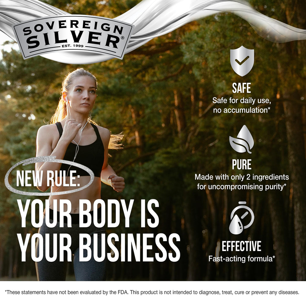 Sovereign Silver Immune Support Colloidal Silver Hydrosol

