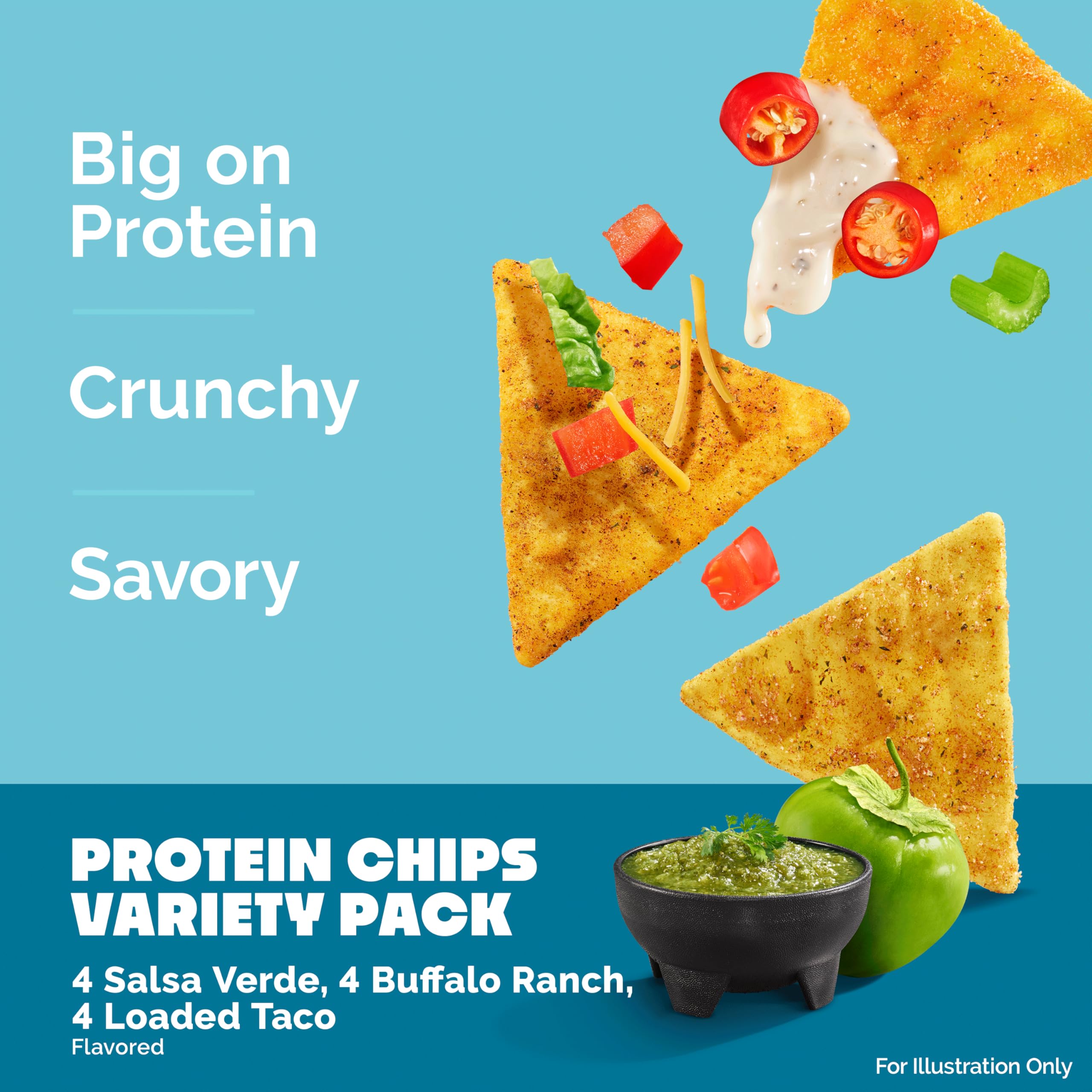 Quest Game Day Tortilla Style Protein Chips Variety Pack

