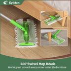Eyliden Sweeper Mop Starter Kit with Disposable Cloths

