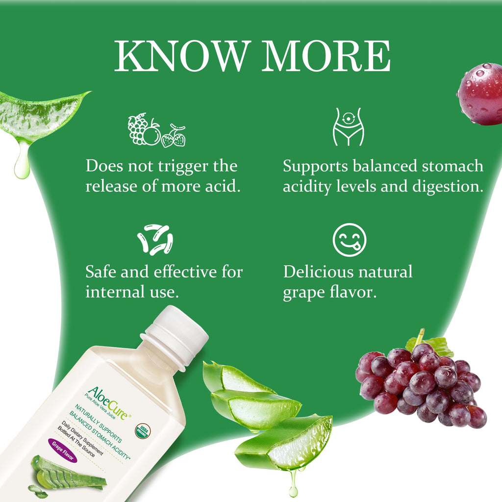 AloeCure Organic Aloe Vera Juice Inner Leaf Gel

