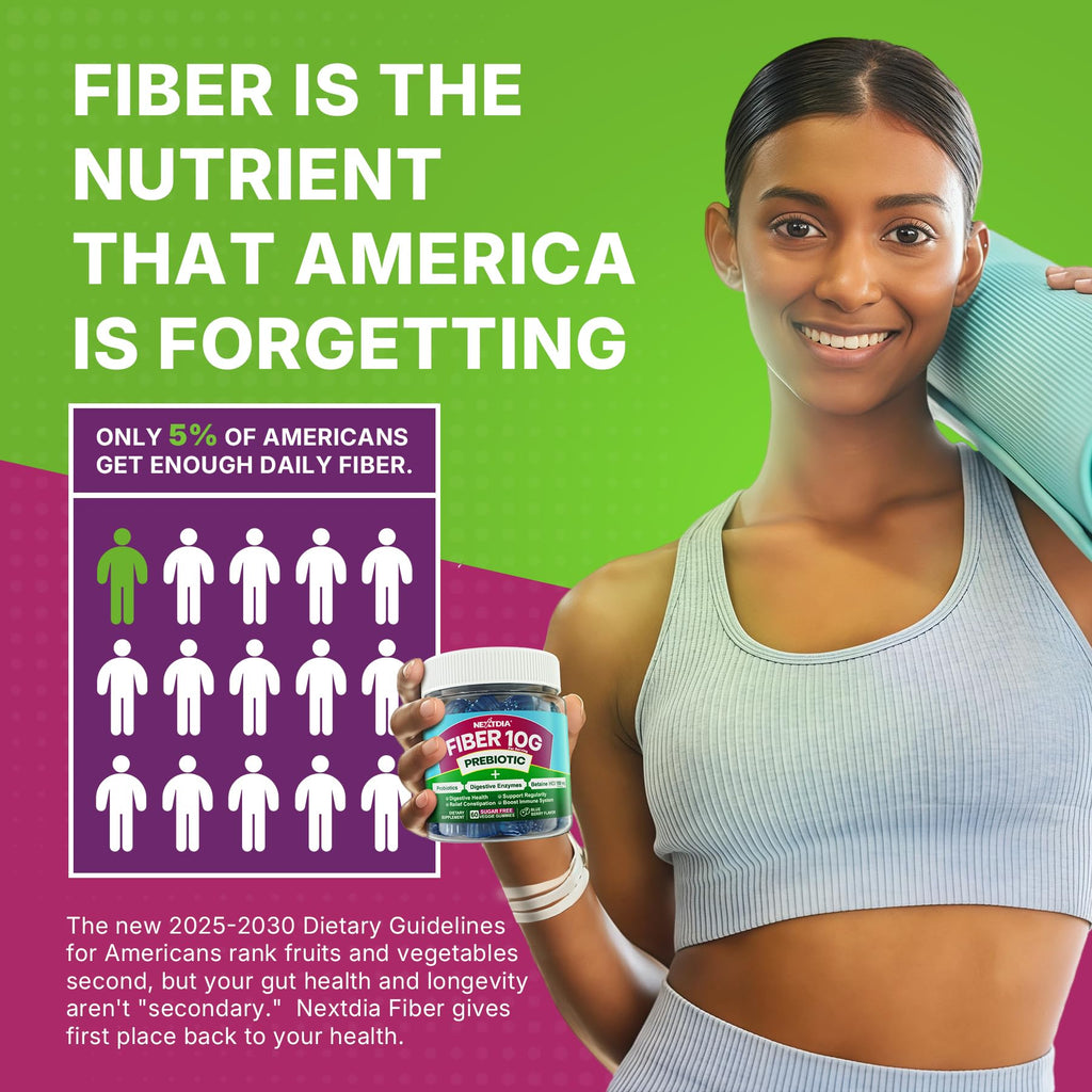 Nextdia Fiber Gummies – GLP-1 Prebiotic Probiotics

