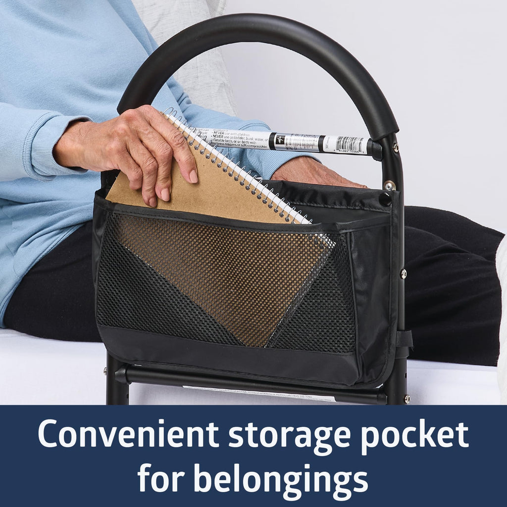 Medline Bed Assist Bar with Storage Pocket

