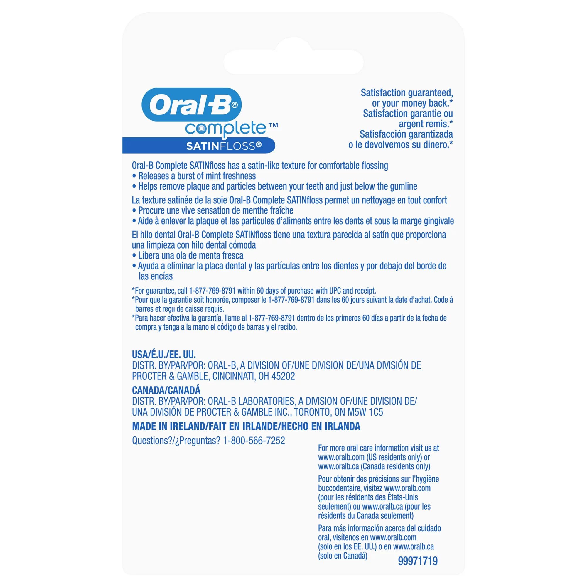Oral-B Dental Floss | Smooth, Comfortable Clean

