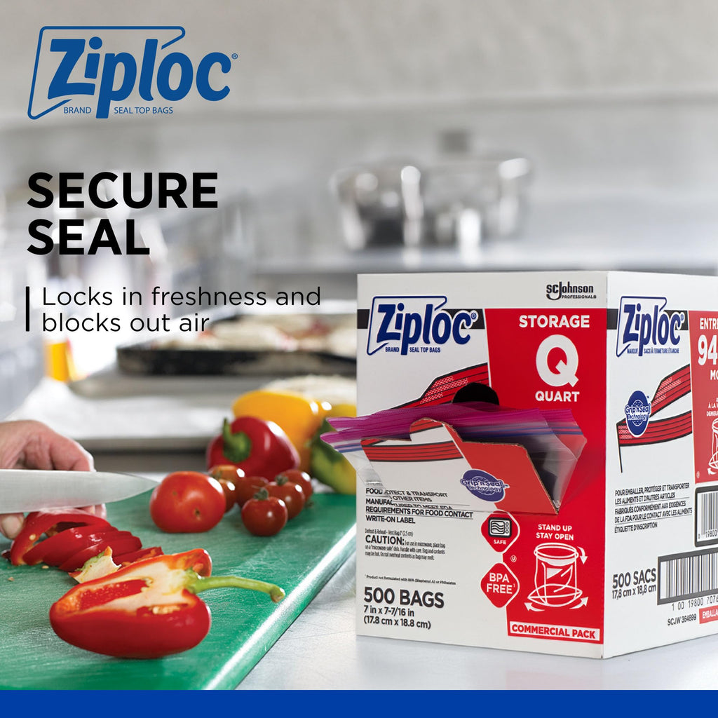 Ziploc Storage Bags with Double Zipper Seal - SC Johnson Pro

