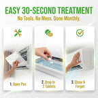QwikTreat AC Pan Cleaner for Condensate Pans & HVAC Drain Lines

