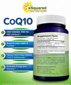 aSquared Nutrition CoQ10 High Absorption Vegan


