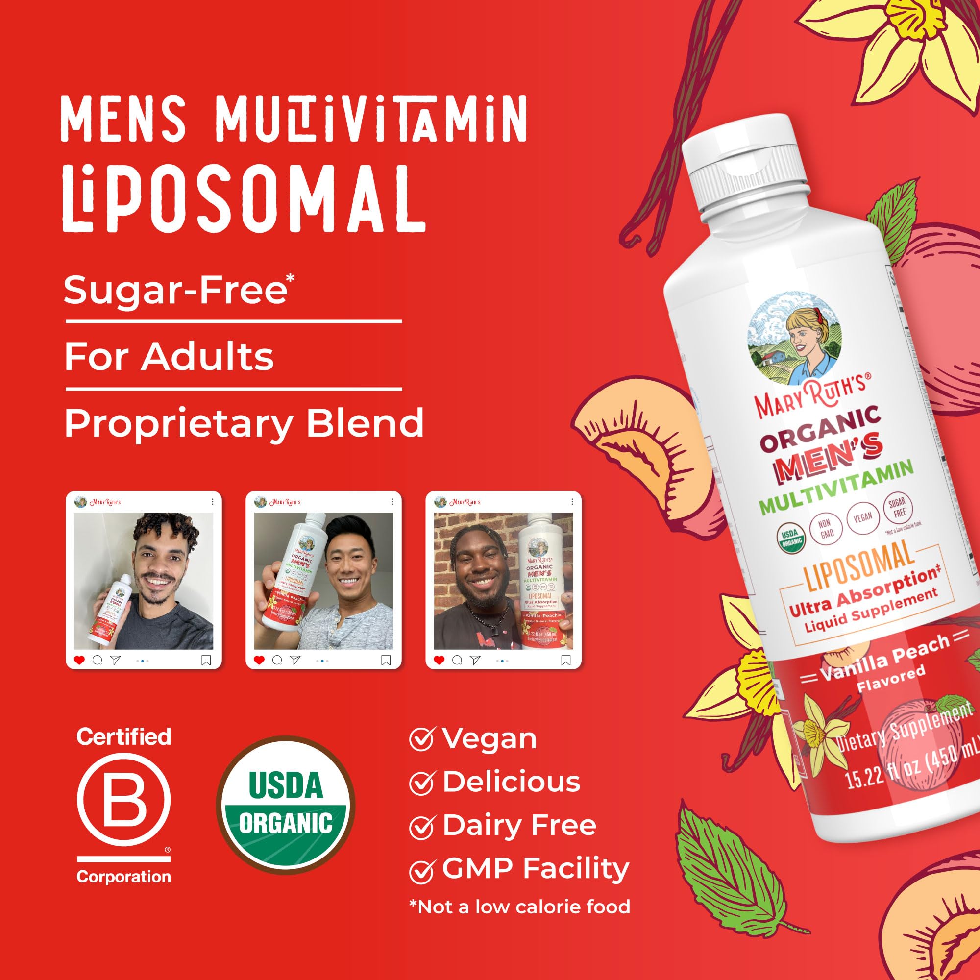 MaryRuth's Liposomal Multivitamin Liquid | Immune Support

