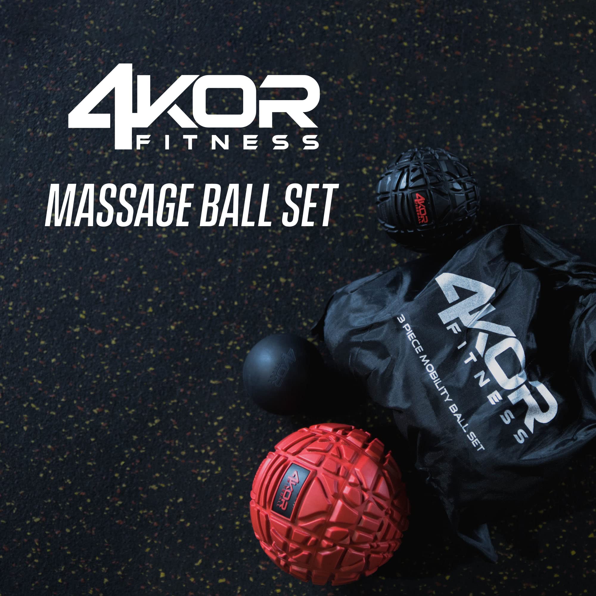 4KOR Massage Balls for Trigger Point Therapy | Myofascial Release

