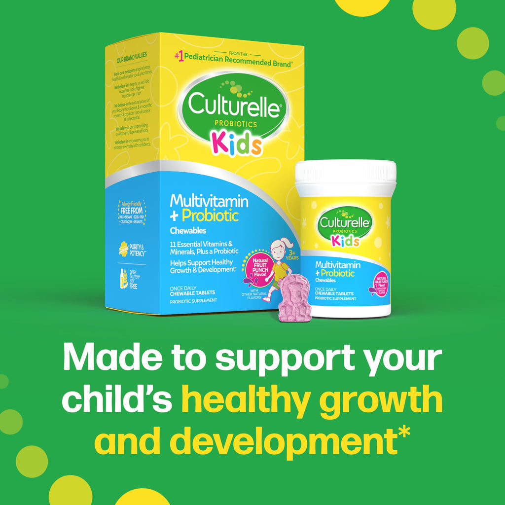 Culturelle Kids Complete Multivitamin Probiotic Chewables


