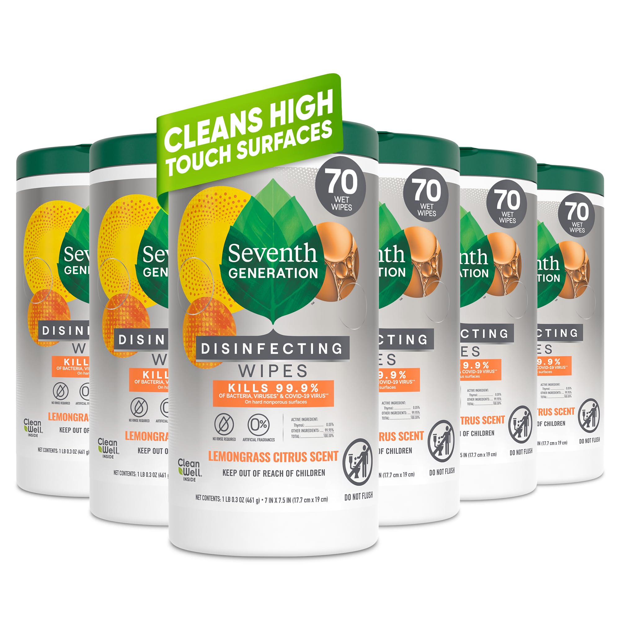 Seventh Generation Disinfecting Wipes - Plant Based