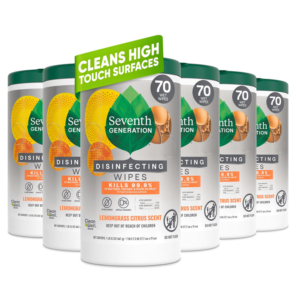 Seventh Generation Disinfecting Wipes - Plant Based

