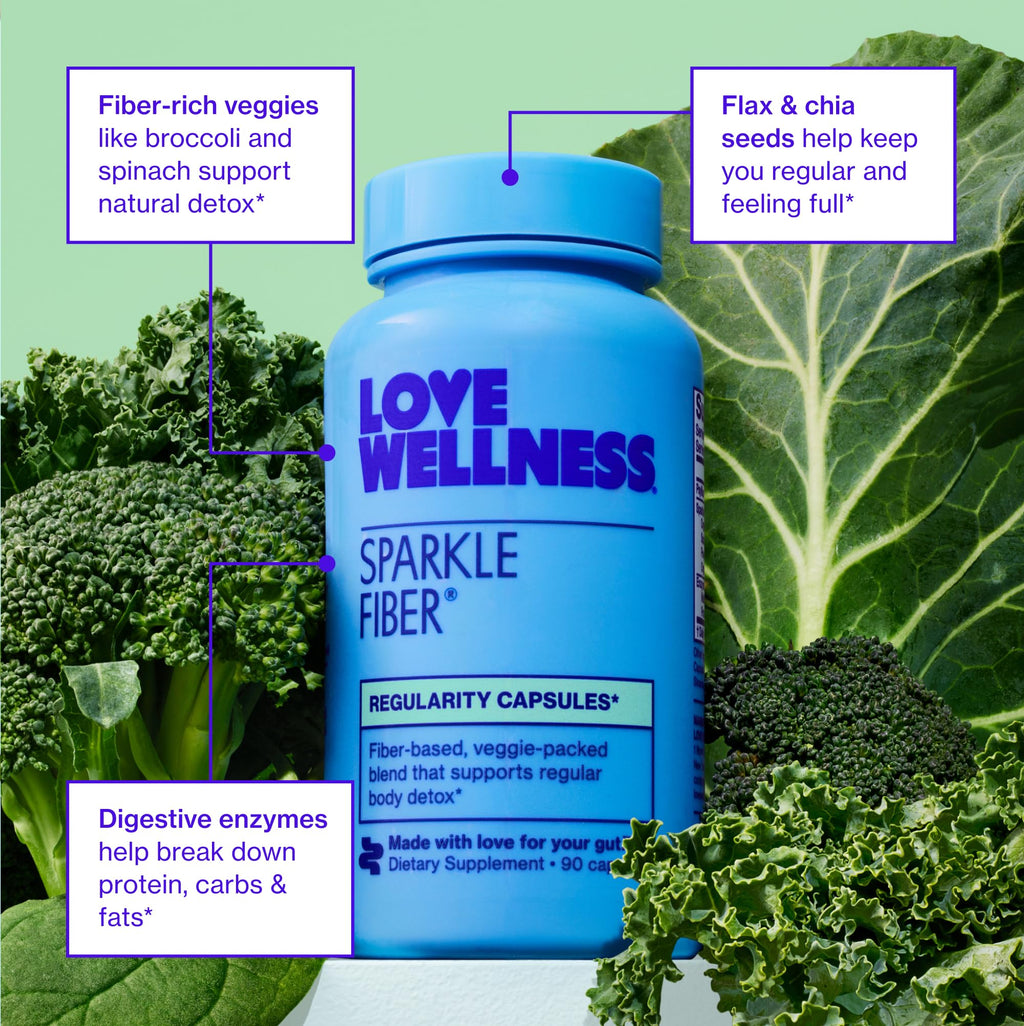 Love Wellness Sparkle Fiber - Enzymes Fiber Supplement


