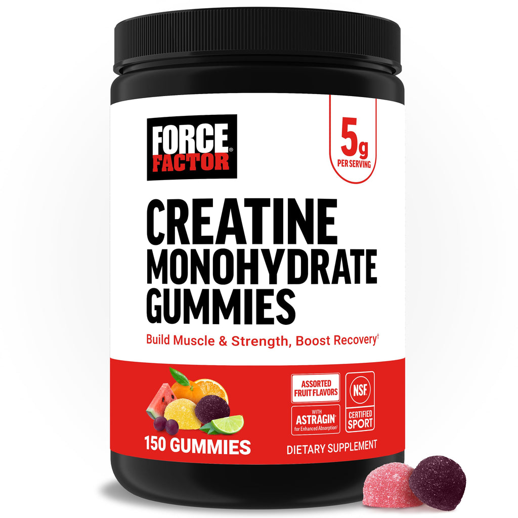 Force Factor Creatine Gummies Monohydrate NSF Certified