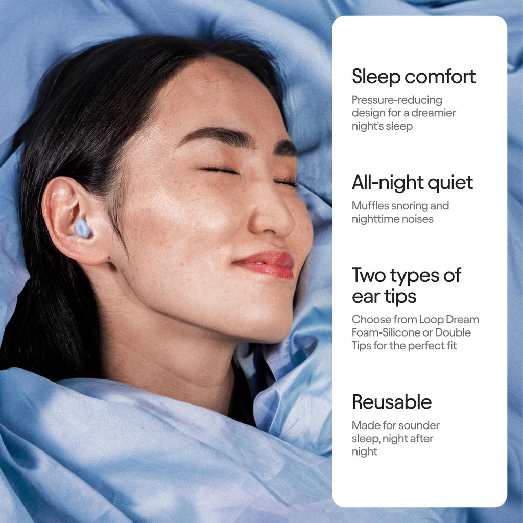 Loop Dream Earplugs for Sleep – Silicone/Memory Foam

