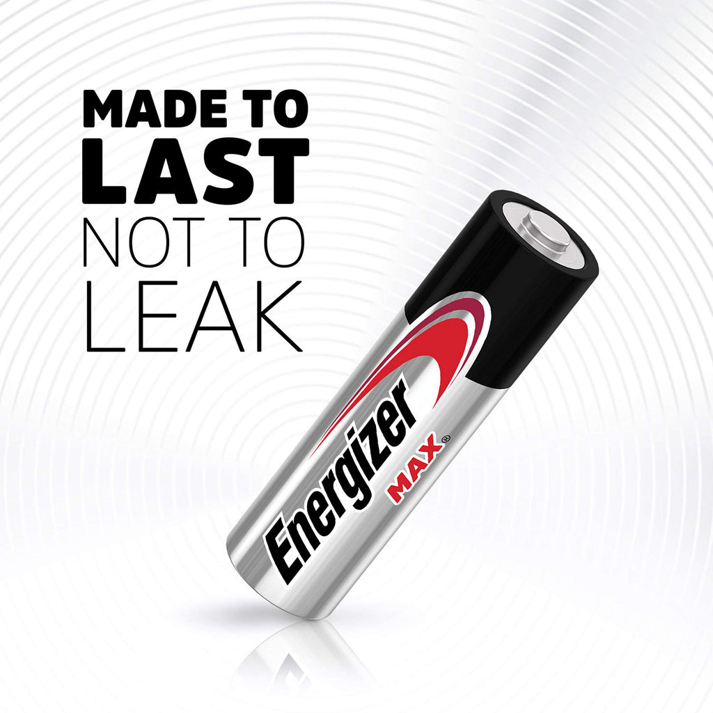 Energizer MAX Alkaline Batteries Long-Lasting Power

