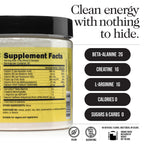 Naked Energy Pre Workout Powder – NSF Certified, Vegan

