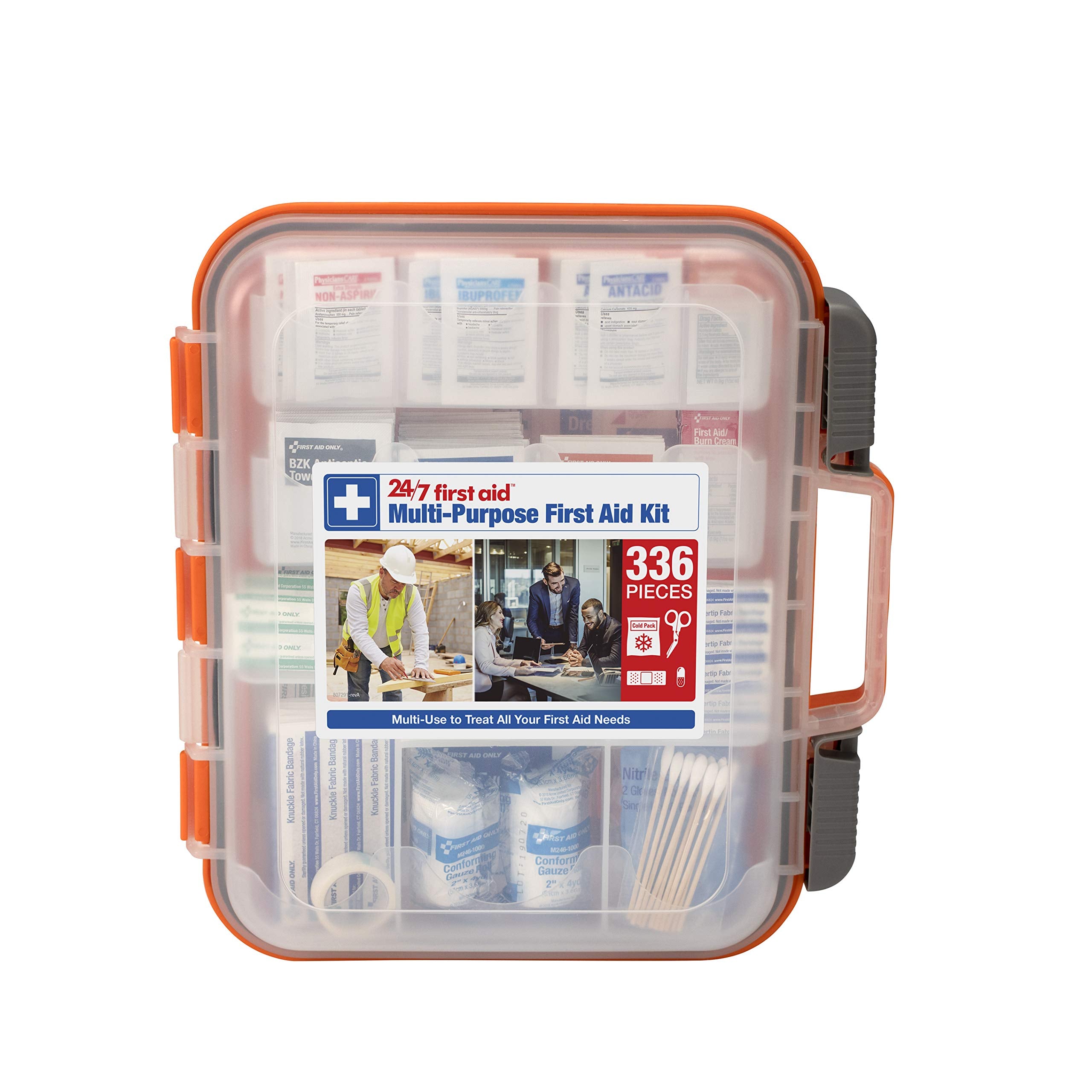 OSHA Compliant All-Purpose First Aid Kit in Plastic Case