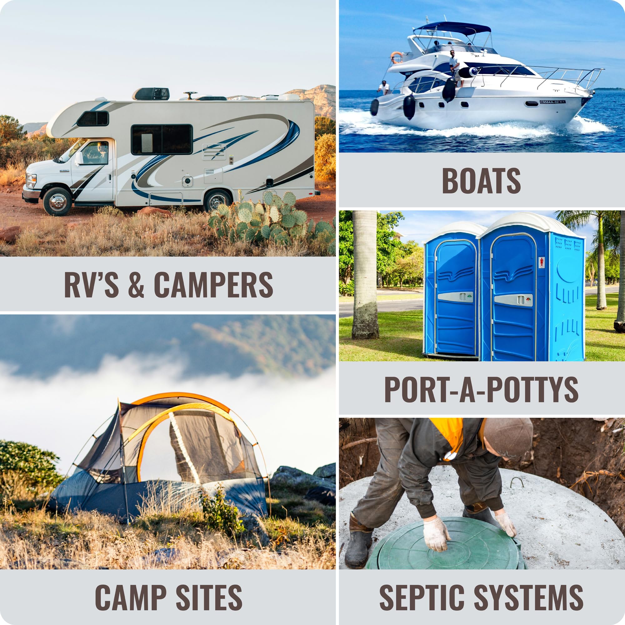Toilet Paper for Campers and Boats Septic Safe

