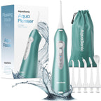 AquaSonic Aqua Flosser – Cordless Water Flosser for Teeth, 5 Tips, Travel