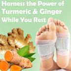 Turmeric & Ginger Foot Pads for Sleep Support

