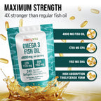 MerryVita Omega-3 Fish Oil Softgels Burpless

