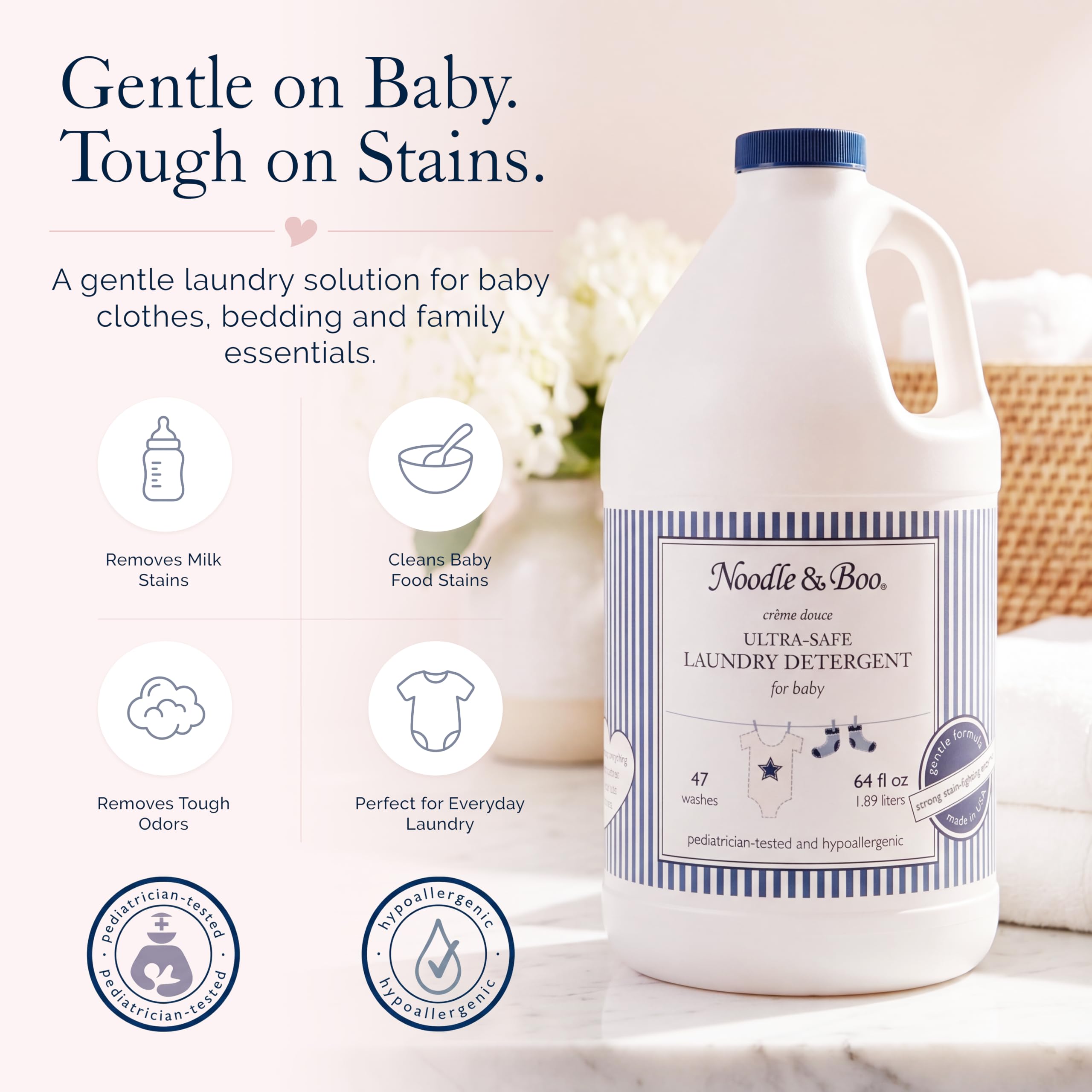 Noodle & Boo Baby Laundry Detergent Ultra-Safe

