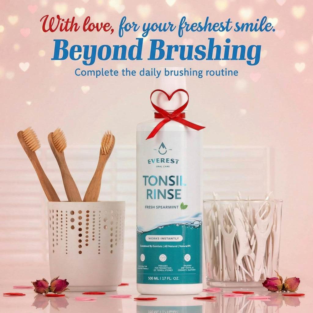 Everest Tonsil Stone Mouthwash - Alcohol-Free Rinse

