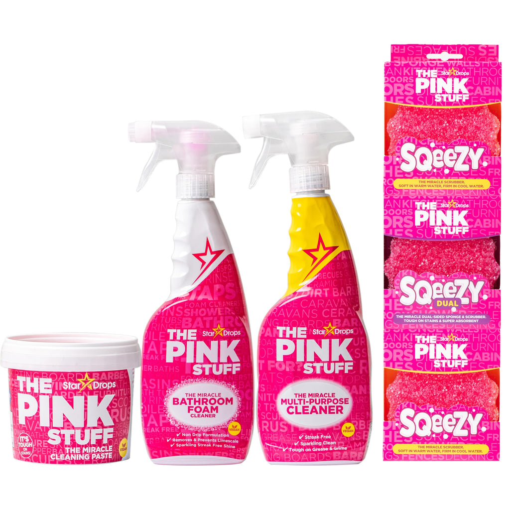 Stardrops The Pink Stuff Ultimate Cleaning Pack | All-in-One Cleaning Set

