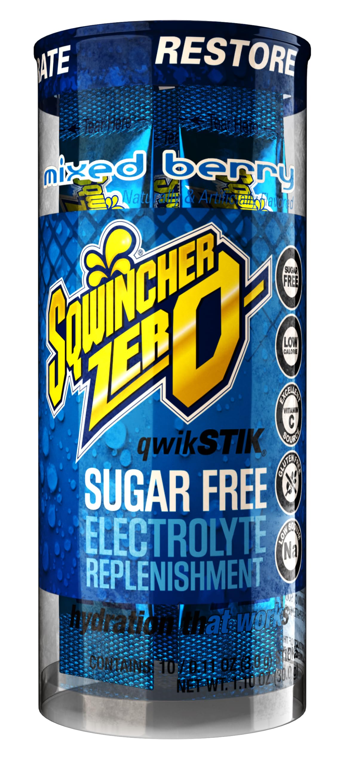 Sqwincher Qwik Stik Sugar Free Electrolyte Drink Mix

